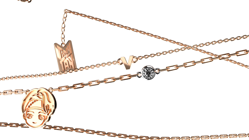 Frank & co’s TinyTAN Diamond Bracelet (V)