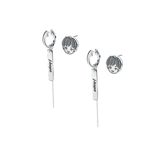 Frank & co.’s TinyTAN Mismatch Earrings (j-hope)