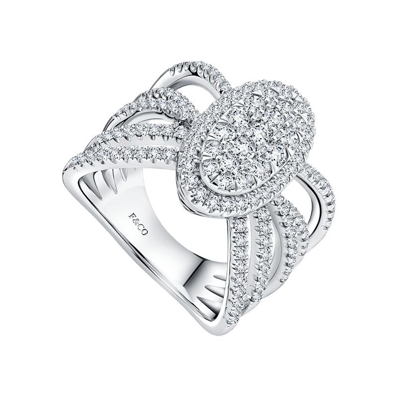 Frank & co. Love Poetry Reimagined Prismata Centra Ladies Ring