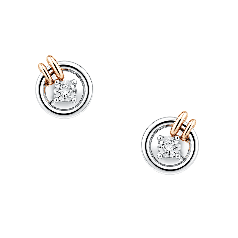 Frank & co. See The Light Fine Light Enlace Stud Earrings