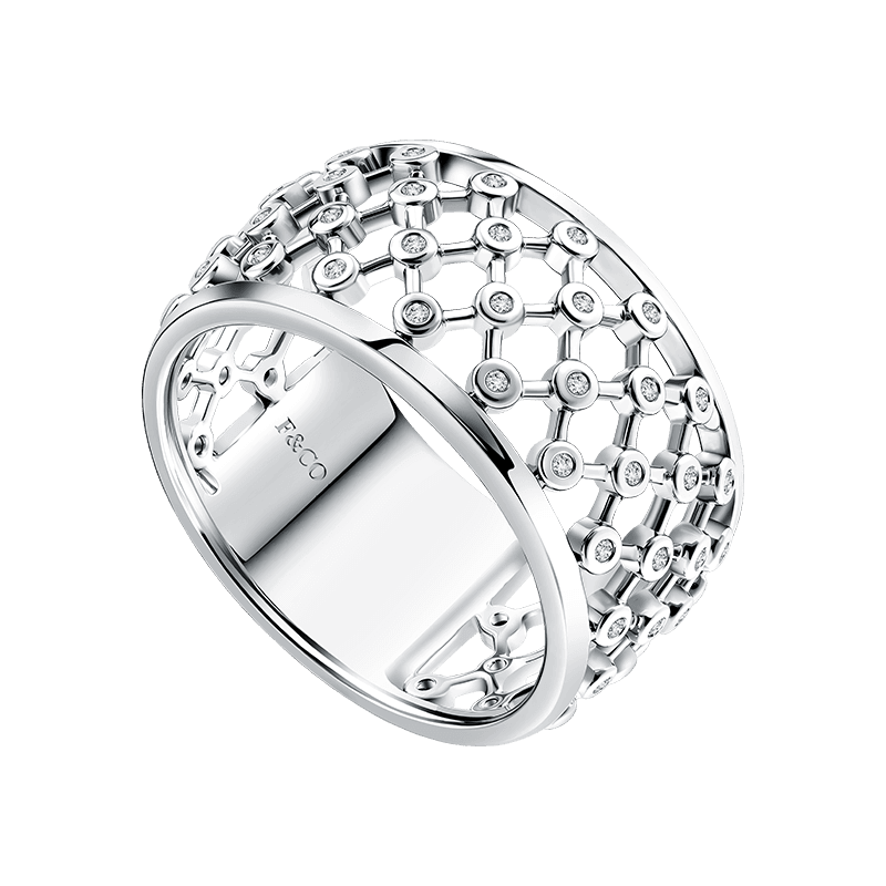 Frank & co. Love Poetry Reimagined Prismata Plexa Ladies Ring