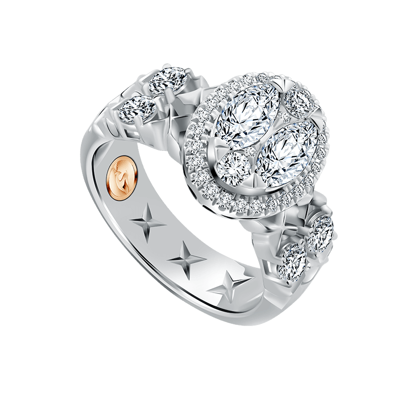 Frank & co. X Monica Ivena Love Poetry Prismata Oravell Ladies Ring