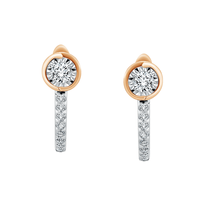 Frank & co. See The Light Fine Light Spark Huggies Earrings
