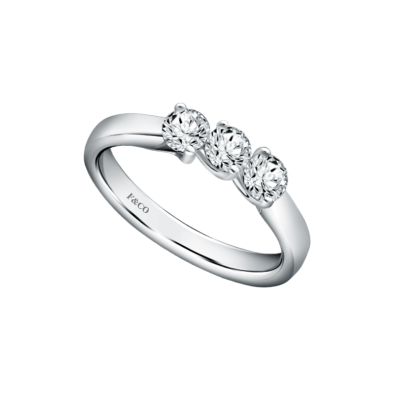 Frank & co. Timeless Anniversary Trilogy Of Time Ladies Ring