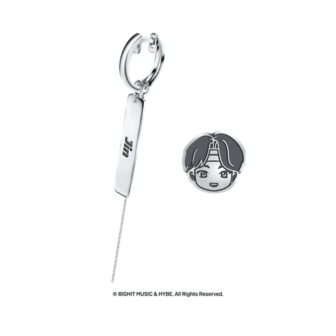 Frank & co.’s TinyTAN Mismatch Earrings (Jin)